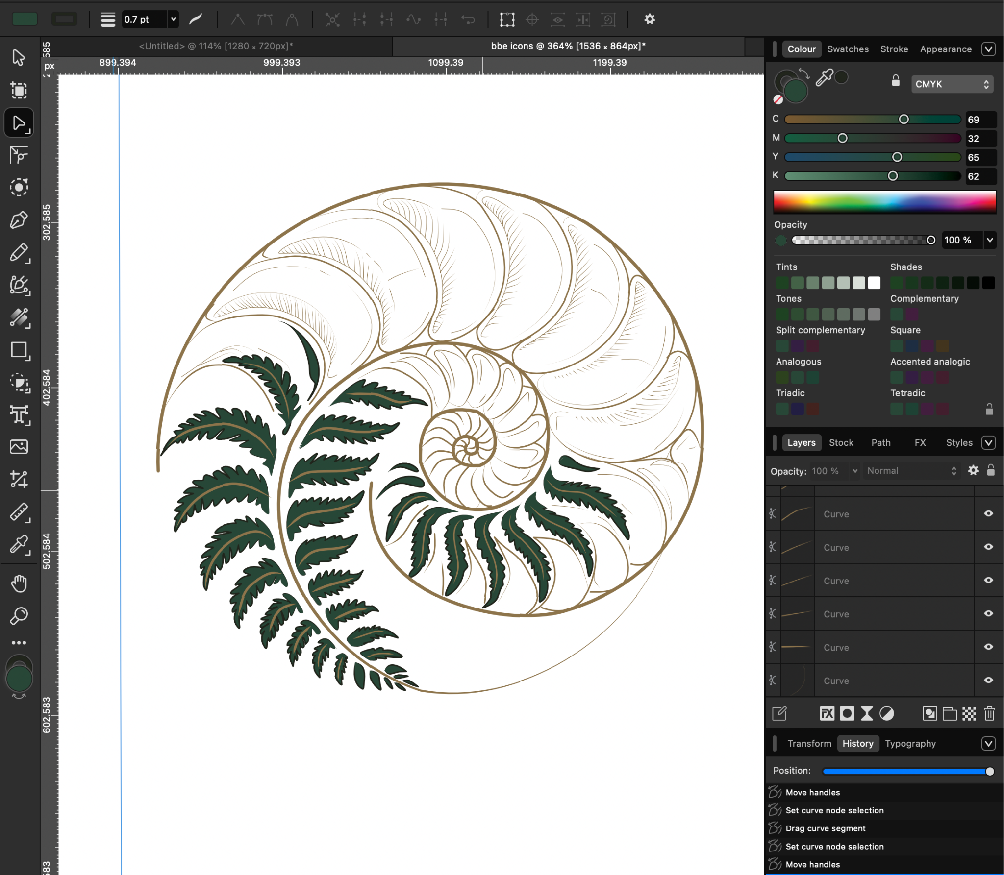 BBE logo vector fern stage
