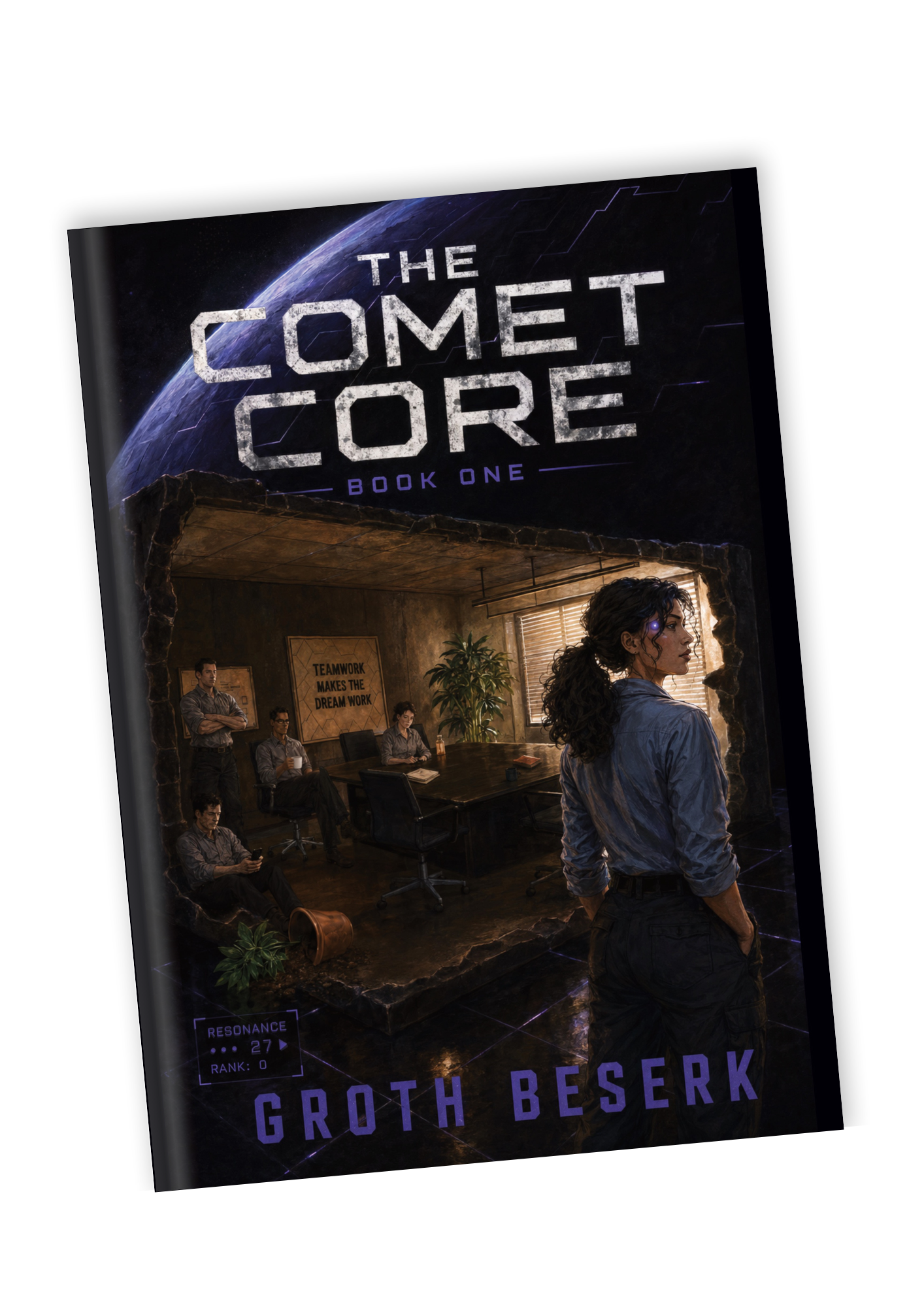 The Comet Core book mockup