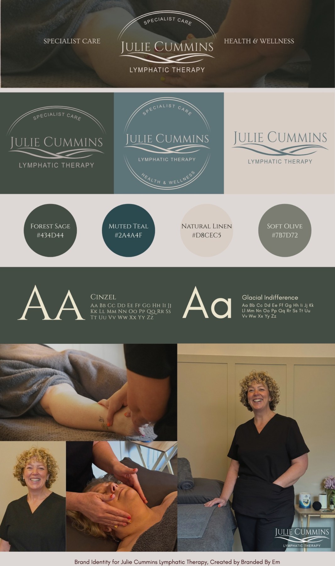 Julie Cummins brand identity